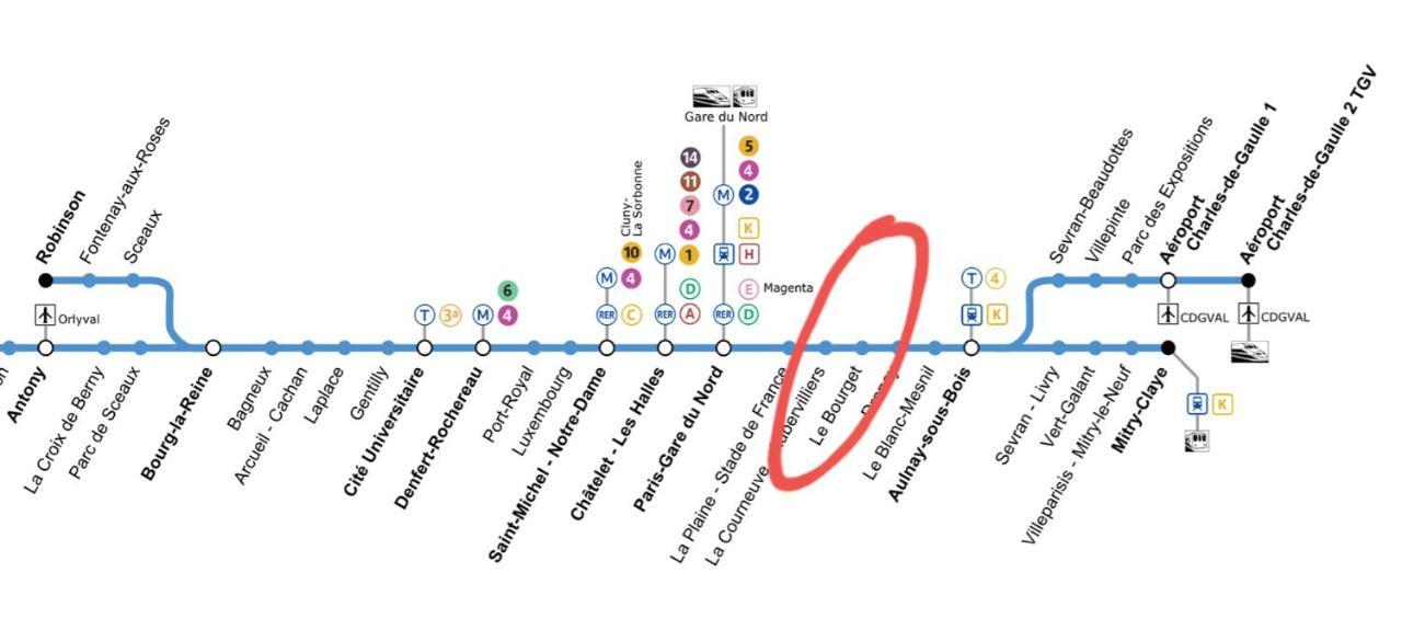 L'Eugene - 10Min Du Rer B Le Bourget, Parking, Wifi Lejlighed Drancy Eksteriør billede